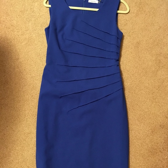 Dresses & Skirts - Calvin Klein royal Blue Dress 6